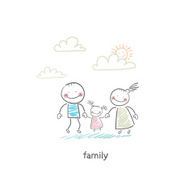 Happy family Illustration N2