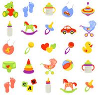 Baby icons set N24