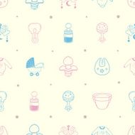 Baby stuff Background Pattern
