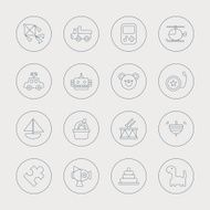 toy line icon set N16