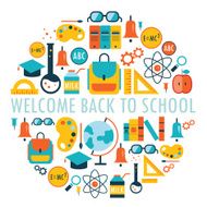 Welcome back to school background N2
