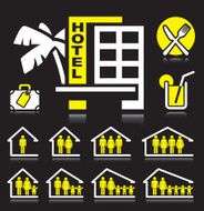 Hotel icons