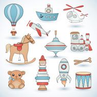 Toy icons collection N3