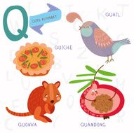 Very cute alphabet Q letter