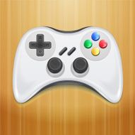Vector White Gamepad