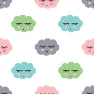 Cute baby shower vector background N4