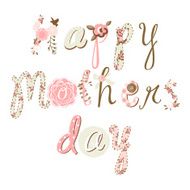 Hand Drawn Mother&#039;s Day card lovely script