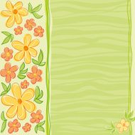 Flowers card design