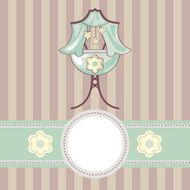 abstract cute baby vector background