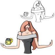 Fashion Woman Vector Illustration Series N18