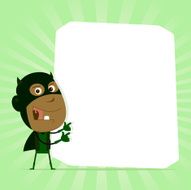 Black Kid Super Hero Sign