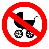 No pram sign
