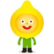 lemon head character costume kid