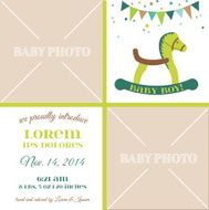 Baby arrival card N10