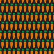 seamless pattern with carrots N4