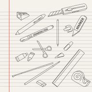 stationary lineart
