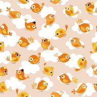 seamless birds pattern N5
