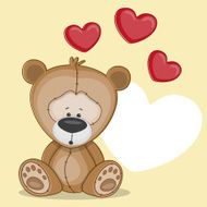 Bear with hearts N5