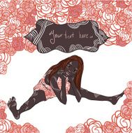 Pink and dark