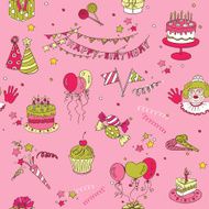 Birthday Seamless Background