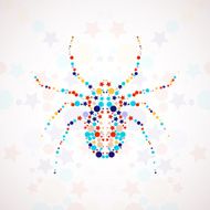 Abstract spider cartoon N9