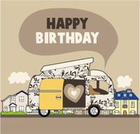 Happy Birthday card N101