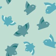 Seamless with birds