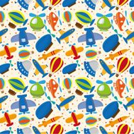 seamless airplane pattern N4