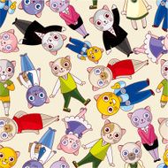 seamless dog pattern N2