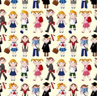 seamless student pattern N10