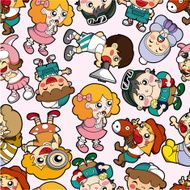seamless kid pattern