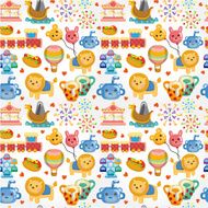 seamless playground pattern N12
