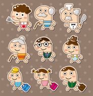 Family Stickers N4