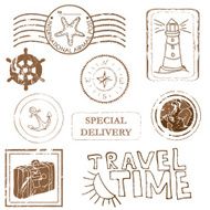 Sea Travel Stamps