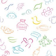 baby backgraund pattern