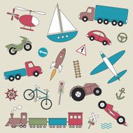 transportation vehicles collection N3