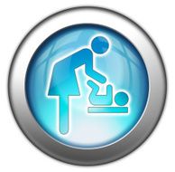 Icon Button Pictogram Baby Change N4