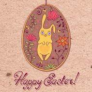 Easter egg with bunny N5