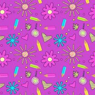 seamless funny pattern