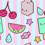 Kawaii pattern