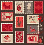 Christmas Postage Stamps N4