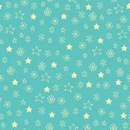 Cute doodle seamless texture with stars