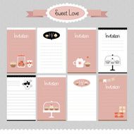 Scrapbook Design Elements Cakes Sweets and Desserts - in vector