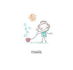 Cute kid doodle icon N32