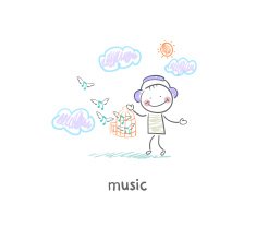 Cute kid doodle icon N33