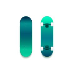 Set of vector skateboards N2