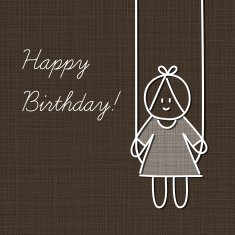 birthday card N60