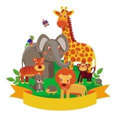 Vector Cartoon Animals N6