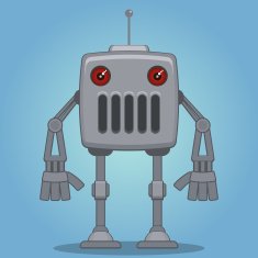 Cartoon Robot N12