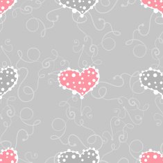 Seamless pattern with hearts N8